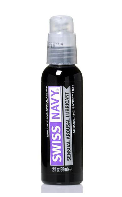 Возбуждающий гель-лубрикант на водной основе Sensual Arousal Lubricant - 59 мл. - Swiss navy - купить с доставкой в Химках