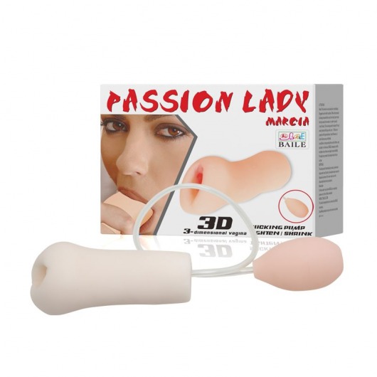 Мастурбатор Passion Lady Marcia с грушей для имитации посасывания - Baile - в Химках купить с доставкой