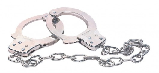 Наручники из металла с длинной цепочкой CHROME HANDCUFFS METAL HANDCUFFS W. KEY - NMC - купить с доставкой в Химках