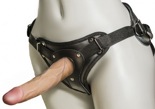 Женский страпон с вагинальной пробкой Woman Strap - 18 см. - LOVETOY (А-Полимер) - купить с доставкой в Химках