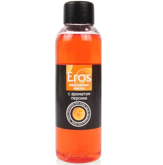Массажное масло Eros exotic с ароматом персика - 75 мл. - Биоритм - купить с доставкой в Химках