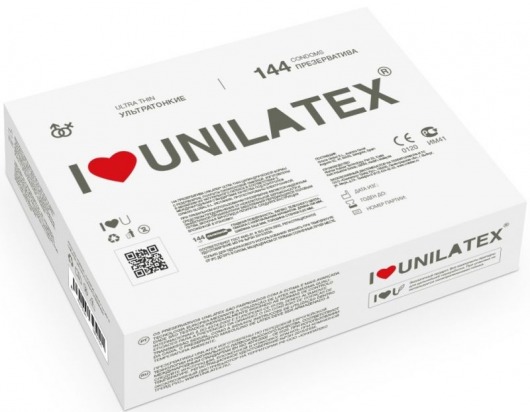 Ультратонкие презервативы Unilatex Ultra Thin - 144 шт. - Unilatex - купить с доставкой в Химках