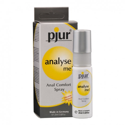 Обезболивающий анальный спрей pjur ANALYSE ME - 20 мл. - Pjur - купить с доставкой в Химках