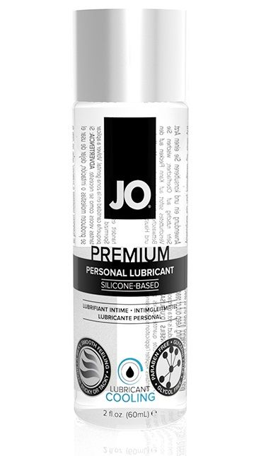 Охлаждающий лубрикант на силиконовой основе JO Personal Premium Lubricant Cooling - 60 мл. - System JO - купить с доставкой в Химках