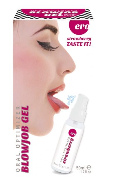 Увлажняющий гель для орального секса с ароматом клубники - 50 мл. - Ero - купить с доставкой в Химках