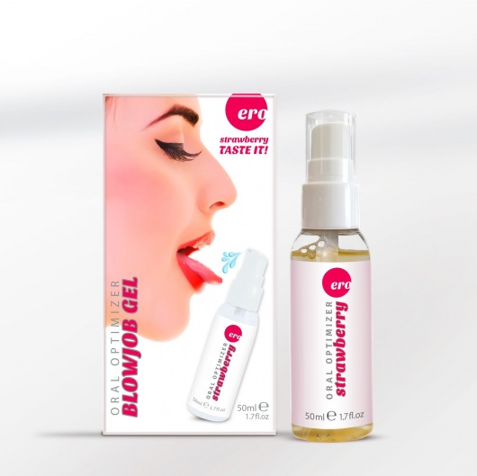 Увлажняющий гель для орального секса с ароматом клубники - 50 мл. - Ero - купить с доставкой в Химках