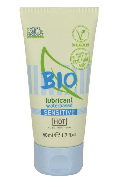 Органический лубрикант для чувствительной кожи Bio Sensitive - 50 мл. - HOT - купить с доставкой в Химках
