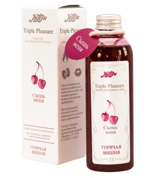 Эликсир Triple Pleasure  Горячая вишня  - 130 гр. - JULEJU - купить с доставкой в Химках