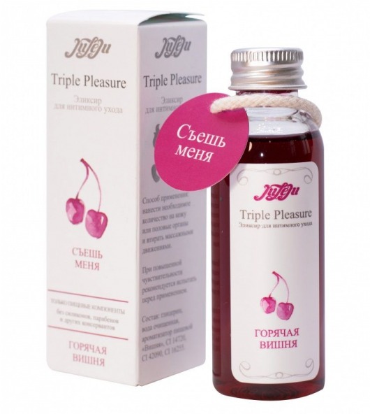 Эликсир Triple Pleasure  Горячая вишня  - 65 гр. - JULEJU - купить с доставкой в Химках