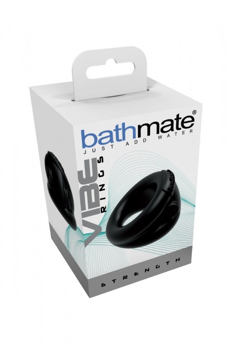 Чёрное эрекционное виброкольцо Strength - Bathmate - в Химках купить с доставкой