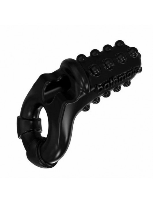 Чёрное эрекционное виброкольцо Tickle - Bathmate - в Химках купить с доставкой