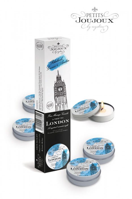 Набор из 5 свечей Petits Joujoux London с ароматом ревеня, амбры и чёрной смородины - MyStim - купить с доставкой в Химках