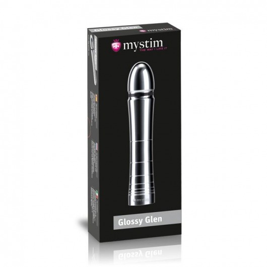 Фаллоимитатор для электростимуляции Glossy Glen Dildo - 14 см. - MyStim - купить с доставкой в Химках