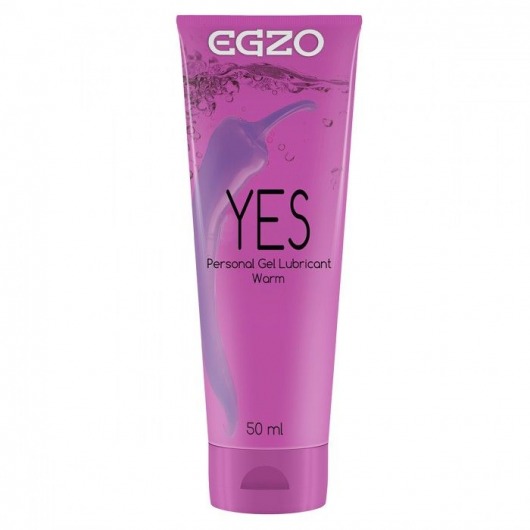 Согревающий лубрикант на водной основе Egzo Yes - 50 мл. - EGZO - купить с доставкой в Химках