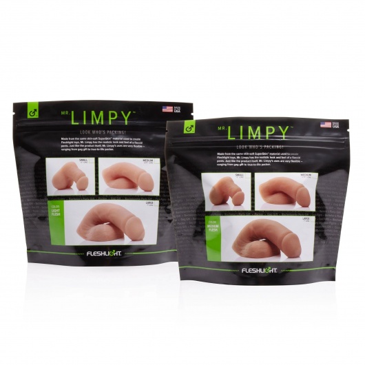 Мягкий имитатор пениса Fleshtone Limpy большого размера - 21,6 см. - Fleshlight - купить с доставкой в Химках