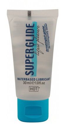 Гель-смазка на водной основе для чувствительной кожи Superglide - 30 мл. - HOT - купить с доставкой в Химках