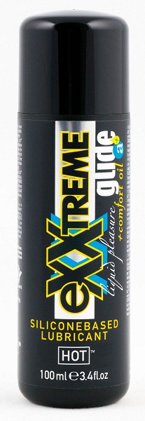 Анальная смазка на силиконовой основе Exxtreme Glide - 100 мл. - HOT - купить с доставкой в Химках