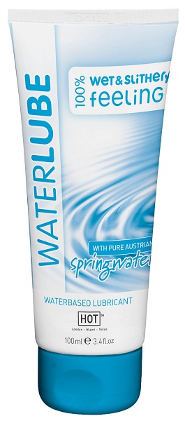 Лубрикант на основе чистой родниковой воды WaterLube - 100 мл. - HOT - купить с доставкой в Химках