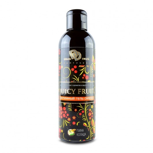 Интимный гель на водной основе JUICY FRUIT с ароматом пина колада - 200 мл. - БиоМед - купить с доставкой в Химках