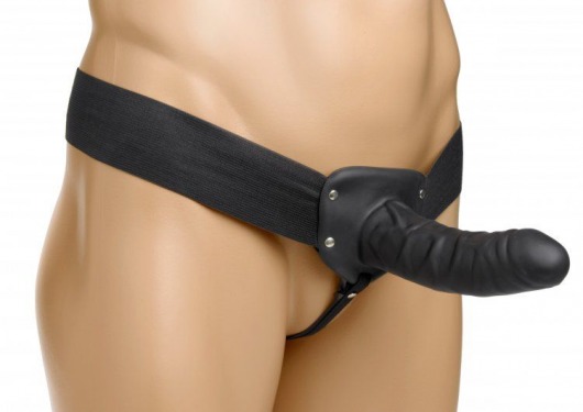 Полый страпон Erection Assist - 15,2 см. - XR Brands - купить с доставкой в Химках