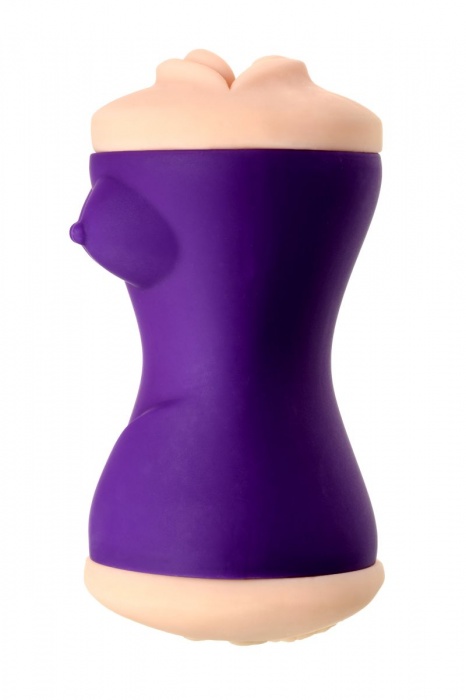 Двухсторонний мастурбатор JOS YARA в фиолетовой колбе - JOS - в Химках купить с доставкой