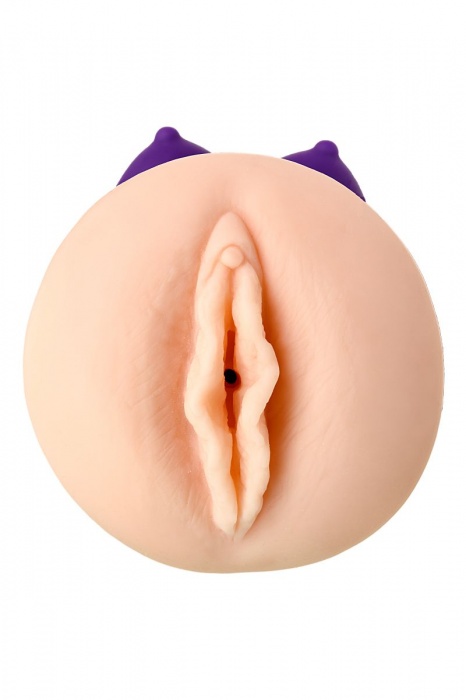 Двухсторонний мастурбатор JOS YARA в фиолетовой колбе - JOS - в Химках купить с доставкой