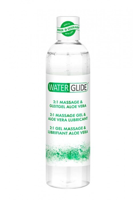 Гель-смазка 2-в-1 MASSAGE   LUBRICANT ALOE VERA - 300 мл. - Waterglide - купить с доставкой в Химках