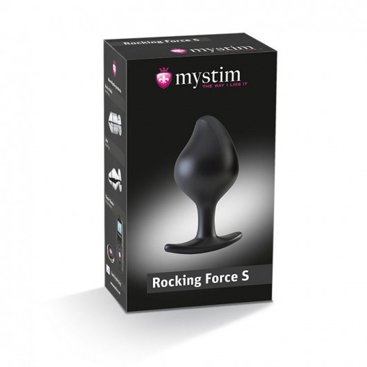 Анальная пробка Rocking Force S для электростимуляции - 9,5 см. - MyStim - купить с доставкой в Химках