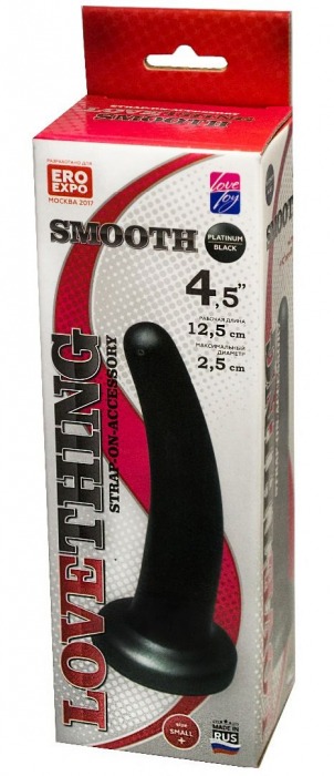 Анальная насадка Smooth - 12,5 см. - LOVETOY (А-Полимер) - купить с доставкой в Химках