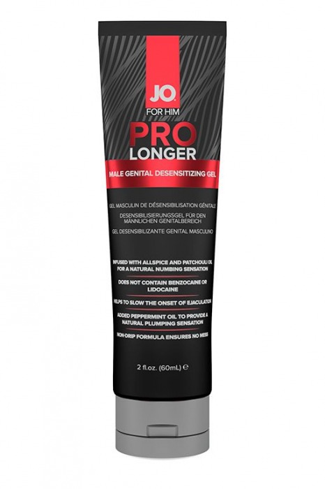 Гель-пролонгатор умеренного действия для мужчин JO Prolonger Gel – 60 мл. - System JO - купить с доставкой в Химках