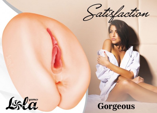 Мастурбатор с 2 тоннелями Satisfaction Gorgeous - Lola Games - в Химках купить с доставкой