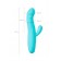 Голубой вибратор-ротатор с клиторальной стимуляцией Merry-Swi - 20,7 см. - JOS купить в Химках с доставкой в Orgasmix.ru Голубой вибратор-ротатор с клиторальной стимуляцией Merry-Swi - 20,7 см. - JOS