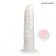 Белый вибратор-реалистик со световыми эффектами - 20,5 см. - Erowoman-Eroman купить в Химках с доставкой в Orgasmix.ru Белый вибратор-реалистик со световыми эффектами - 20,5 см. - Erowoman-Eroman