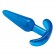 Голубая анальная пробка Slim Tapered Butt Plug - 10,8 см. - BlueLine в Химках Голубая анальная пробка Slim Tapered Butt Plug - 10,8 см. - BlueLine
