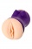 Двухсторонний мастурбатор JOS YARA в фиолетовой колбе - JOS - в Химках купить с доставкой
